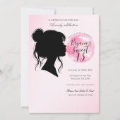 Pink Bubblegum Dream Candy Birthday Celebration   招待状 (正面)