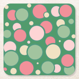 Pink Bubbles Coaster スクエアペーパーコースター