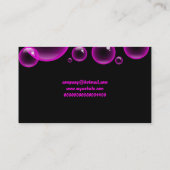 Pink Bubbles、Companyの会社名 名刺 (裏面)