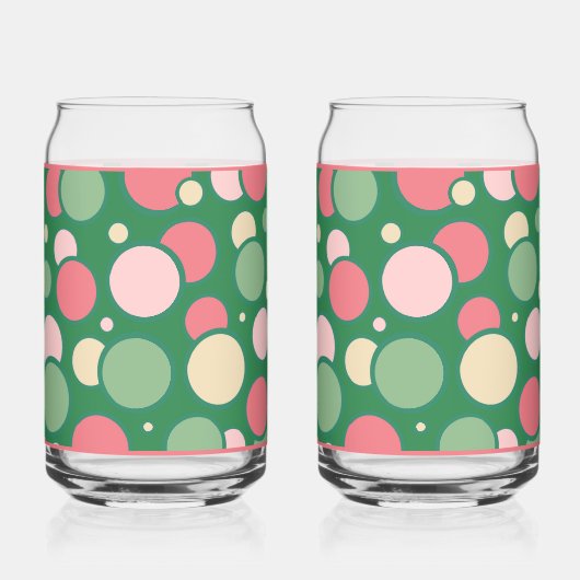 Pink Bubbles Soda Glass ガラス缶 (正面)