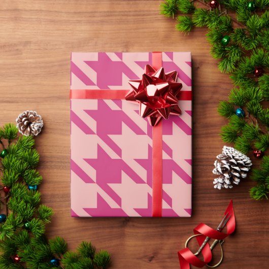 Pink Buffalo Plaid Wrapping Paper ラッピングペーパー (クリスマスギフト)