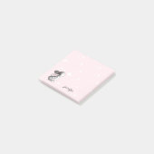 Pink Bunnyハート投稿のメモ ポストイット (アングル)