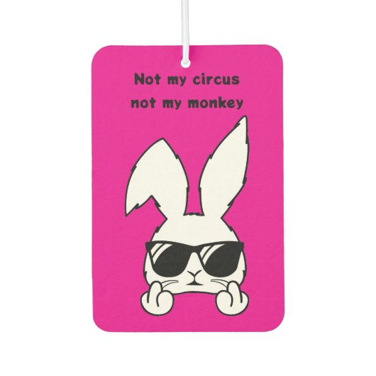 Pink Bunny カーエアーフレッシュナー (正面)