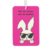 Pink Bunny カーエアーフレッシュナー (裏面)