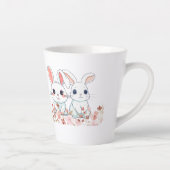 Pink Bunny Latte Mug カフェラテマグ (右)
