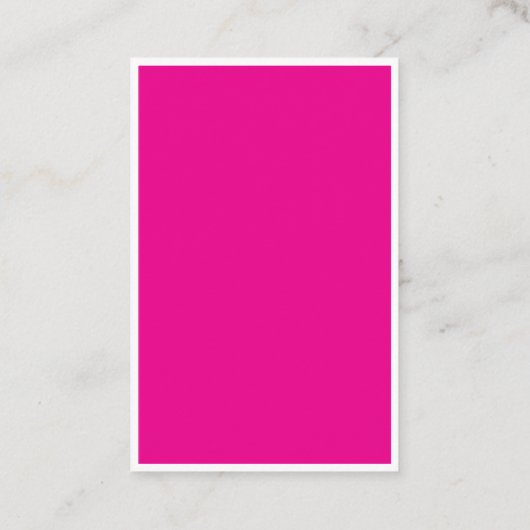 Pink Business Kid's Playdate Card 名刺 (裏面)