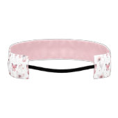 Pink Butterflies アスレチックヘッドバンド (裏面)