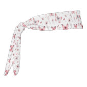 Pink Butterflies  タイヘッドバンド (回転270)