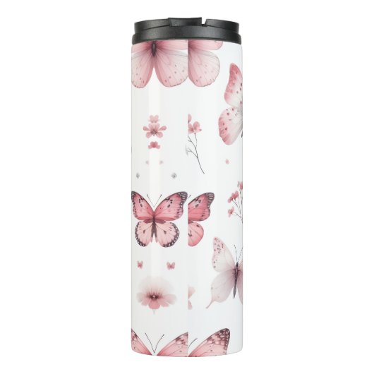 Pink Butterflies タンブラー (裏面)