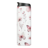 Pink Butterflies  タンブラー (回転右)