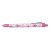 Pink Butterfly Cute Kawaii Personalized Pen 黒ボールペン (トップ)