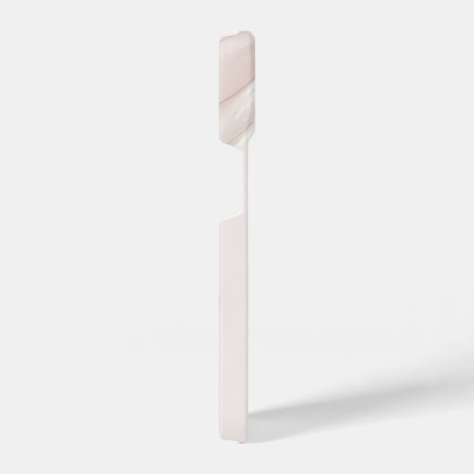 Pink Butterfly Minimalist Phone Case iPhoneケース (右側面)