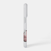 Pink Butterfly Minimalist Phone Case iPhone 16ケース (右側面)