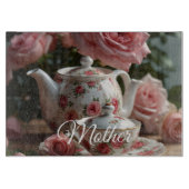 Pink Cabbage Rose Tea カッティングボード (正面)