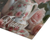 Pink Cabbage Rose Tea カッティングボード (角)