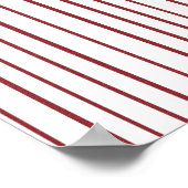 Pink Cake One Silly Cat 1st Birthday Welcome ポスター (角)