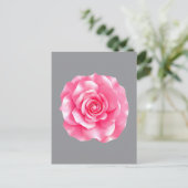 Pink Camellia Bloom ポストカード (スタンド正面)