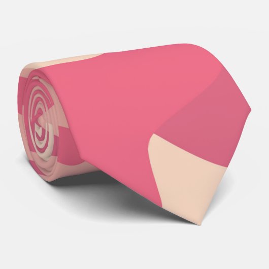 Pink Camo Design ネクタイ (ロール)