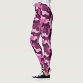 Pink Camo Girly Y2K Street Style レギンス (左)