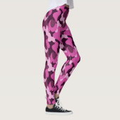 Pink Camo Girly Y2K Street Style レギンス (右)