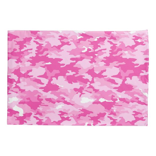 Pink Camo Pattern – Breast Cancer Awareness 枕カバー (裏面)