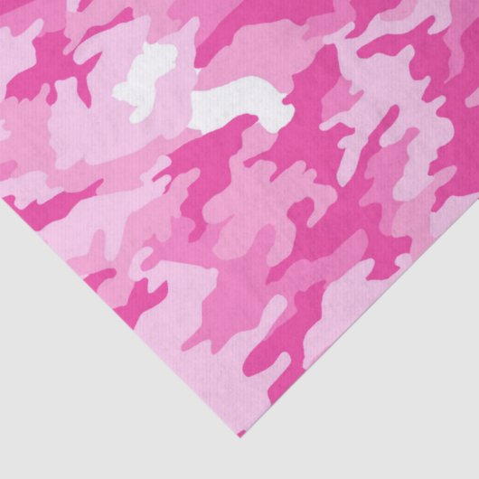 Pink Camo Pattern – Breast Cancer Awareness 薄葉紙 (詳細)