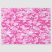 Pink Camo Pattern – Breast Cancer Awareness 薄葉紙 (正面)