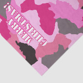 Pink Camouflage Custom Merry Christmas 薄葉紙 (詳細)