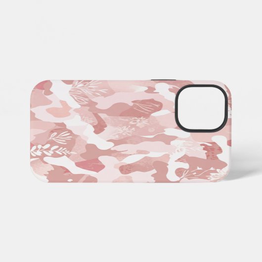 Pink Camouflage Pattern iPhoneケース (裏面横)