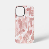 Pink Camouflage Pattern iPhoneケース (裏面)