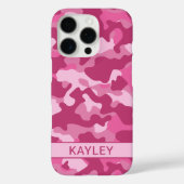 Pink Camouflage Personalized Case-Mate iPhoneケース (裏面)