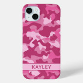 Pink Camouflage Personalized Case-Mate iPhoneケース (裏面)
