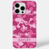 Pink Camouflage Personalized Case-Mate iPhoneケース (裏面)