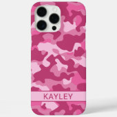 Pink Camouflage Personalized Case-Mate iPhoneケース (裏面)