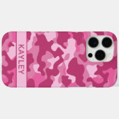 Pink Camouflage Personalized Case-Mate iPhoneケース (裏面 (横))