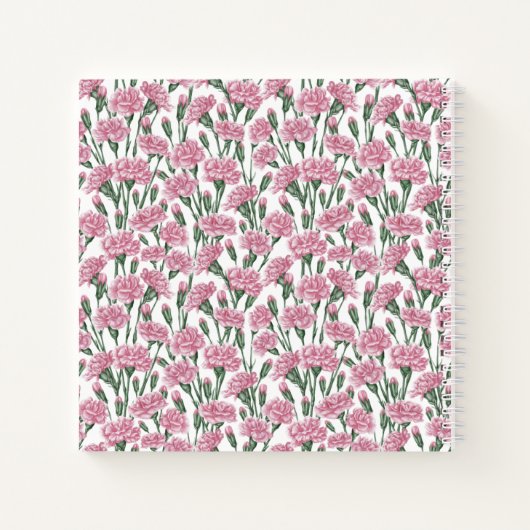  Pink Carnation ノートブック (裏面)