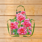 Pink Carnations Apron エプロン