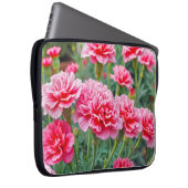 Pink Carnations Laptop Sleeve ラップトップスリーブ (正面右)