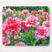 Pink Carnations Mouse Pad マウスパッド (正面)
