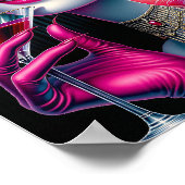 Pink Cat Lady ポスター (角)