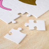 pink catgirl     ジグソーパズル (側面)