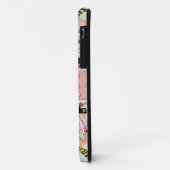 Pink CATS caleidoscope black birds万華鏡のように千変万化するパター Case-Mate iPhoneケース (裏面/左)