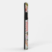 Pink CATS caleidoscope black birds万華鏡のように千変万化するパター Case-Mate iPhoneケース (裏面/右)