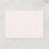 Pink Champagne Bridal Shower エンクロージャーカード (裏面)