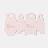 Pink Champagne Bridal Shower Cheers, Darling! フェイバーボックス (折り畳みなし)