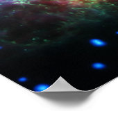 Pink Chandra X-ray Crab Nebula ポスター (角)