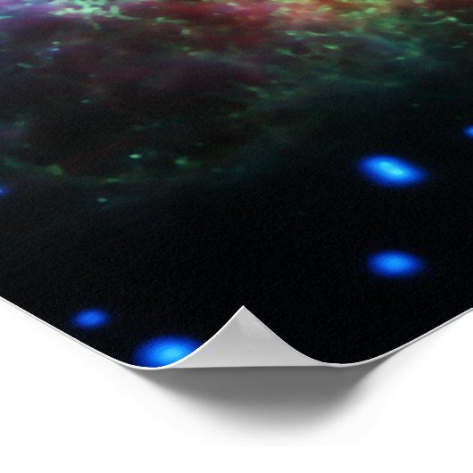 Pink Chandra X-ray Crab Nebula ポスター (角)