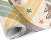 Pink Checkered Holiday Wrapping Paper ラッピングペーパー (ロールコーナー)