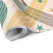 Pink Checkered Holiday Wrapping Paper ラッピングペーパー (ロールコーナー)