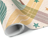 Pink Checkered Holiday Wrapping Paper ラッピングペーパー (ロールコーナー)